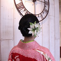 クラシカルなシニョンヘアセット♪